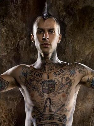 Travis Barker Fairy Tattoo